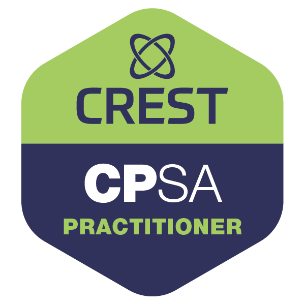 CREST Practitioner Security Analyst (CPSA) badge